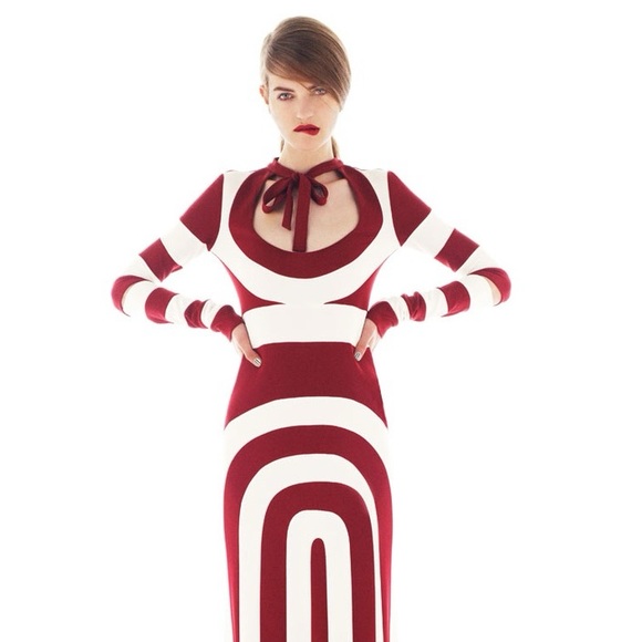 ISO!!!! IN SEARCH OF 2013 RED MARC JACOBS RUNWAY STRIPED ILLUSION DRESS
